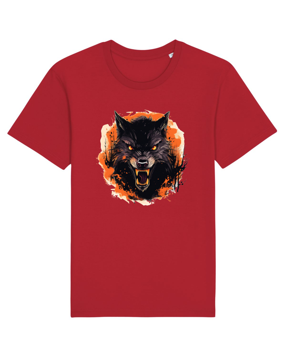 Tricou mânecă scurtă Unisex Rocker Red