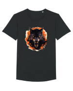 Werewolf  Tricou mânecă scurtă guler larg Bărbat Skater