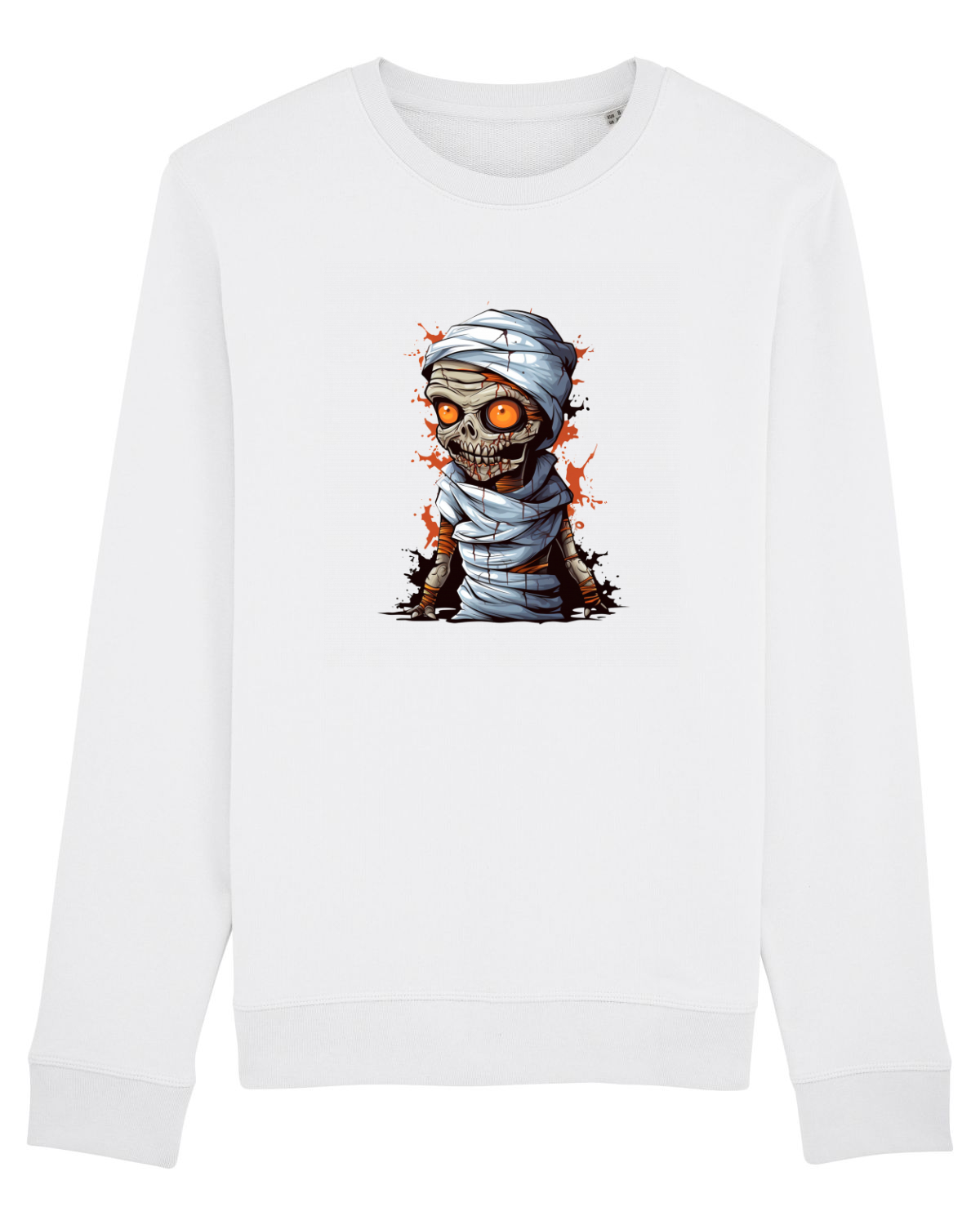 Bluză mânecă lungă Unisex Rise White