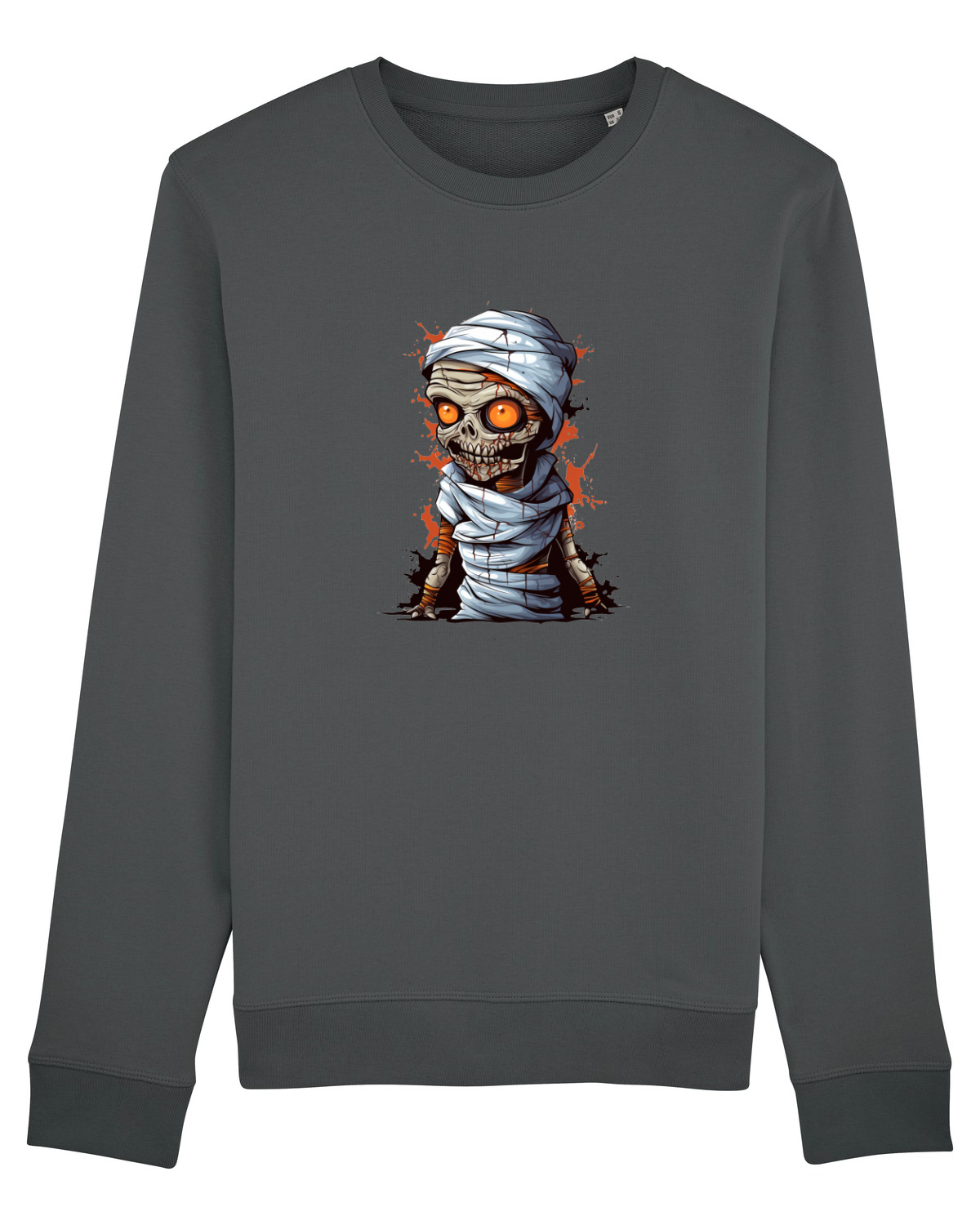 Bluză mânecă lungă Unisex Rise Anthracite