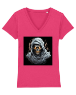 Mumie Tricou mânecă scurtă guler V Damă Evoker