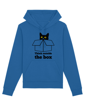 Think outside the box Royal Blue