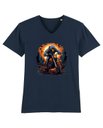 Halloween zombie Tricou mânecă scurtă guler V Bărbat Presenter