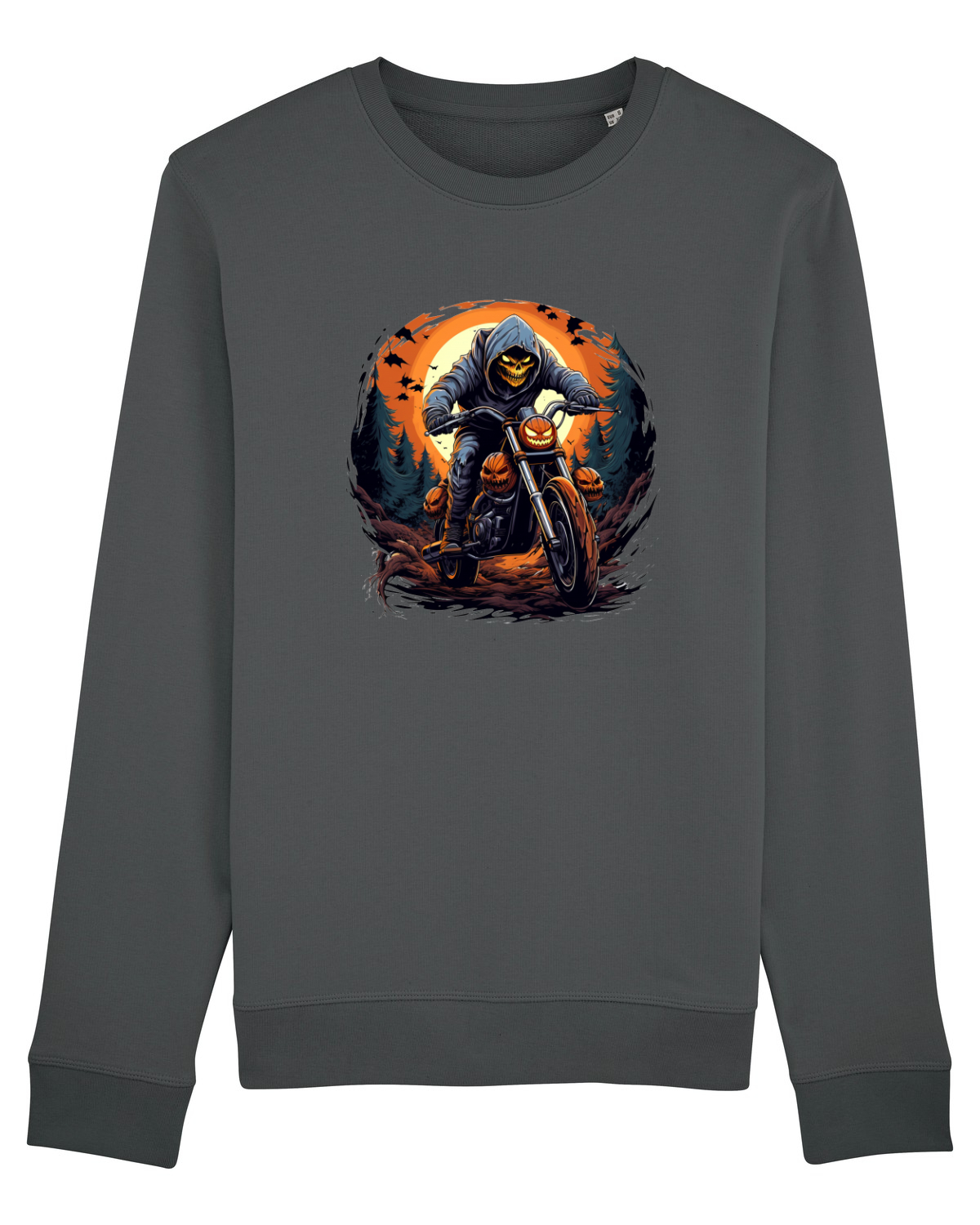 Bluză mânecă lungă Unisex Rise Anthracite