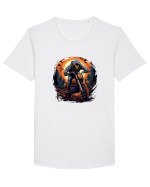 Halloween zombie Tricou mânecă scurtă guler larg Bărbat Skater