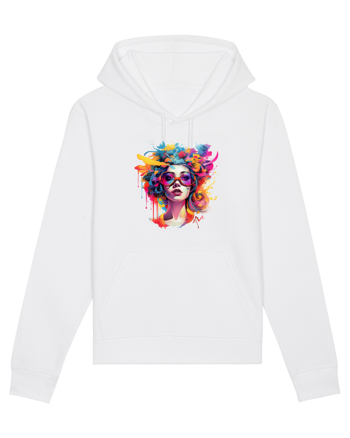 Hanorac Unisex Drummer White