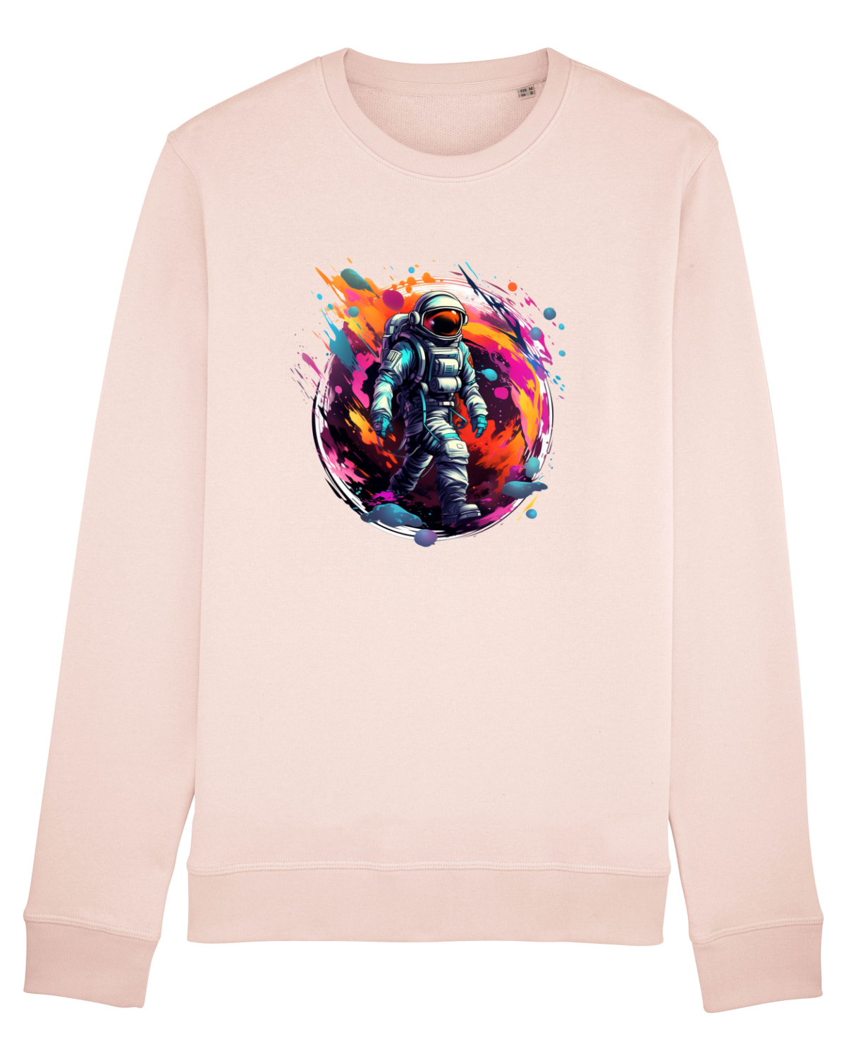 Bluză mânecă lungă Unisex Rise Candy Pink