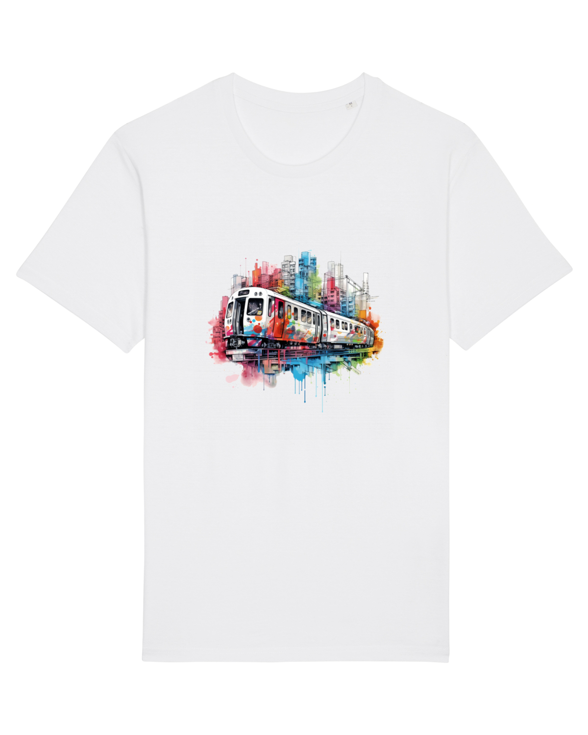 Tricou mânecă scurtă Unisex Rocker White