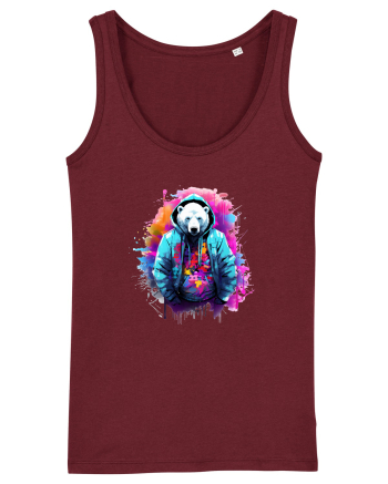 Urban Polar Bear Burgundy