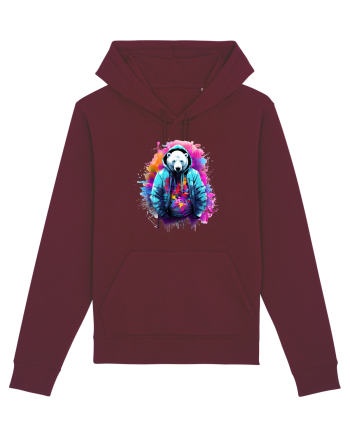 Urban Polar Bear Burgundy