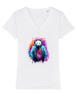 Urban Polar Bear Tricou mânecă scurtă guler V Damă Evoker