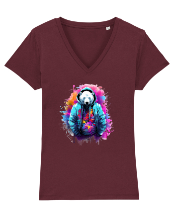 Urban Polar Bear Burgundy