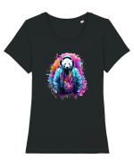 Urban Polar Bear Tricou mânecă scurtă guler larg fitted Damă Expresser