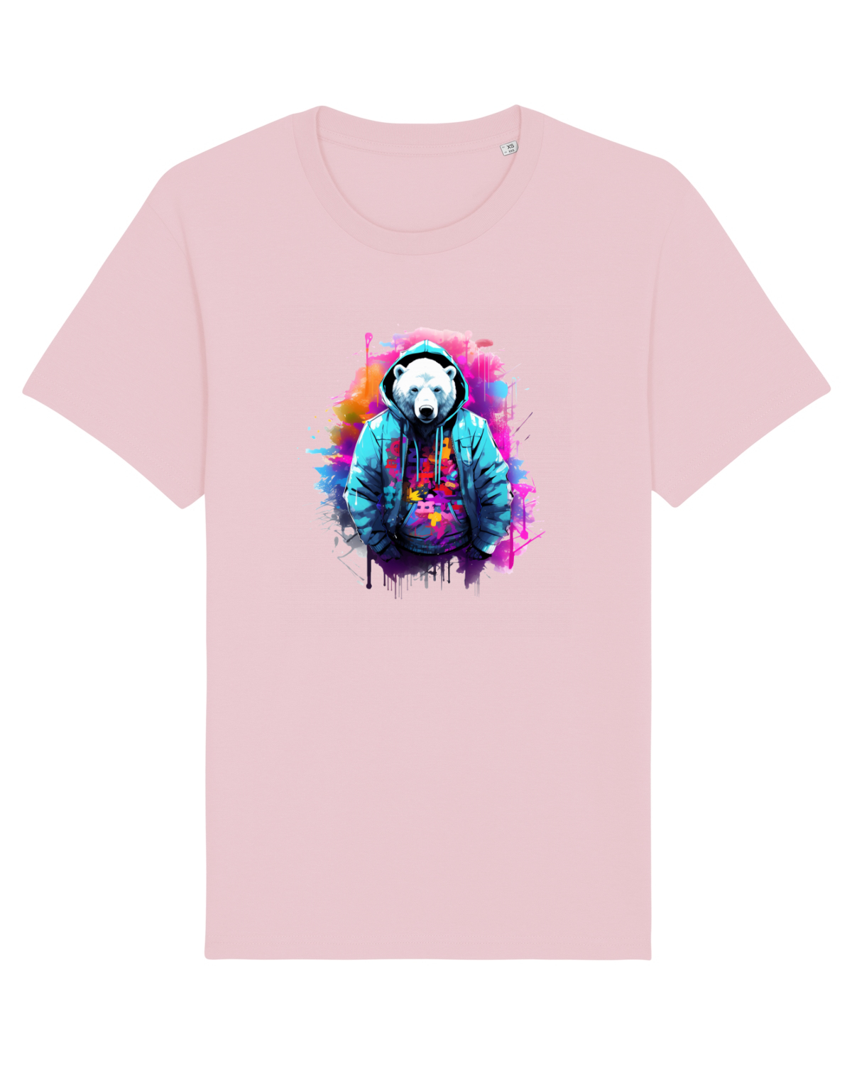 Tricou mânecă scurtă Unisex Rocker Cotton Pink