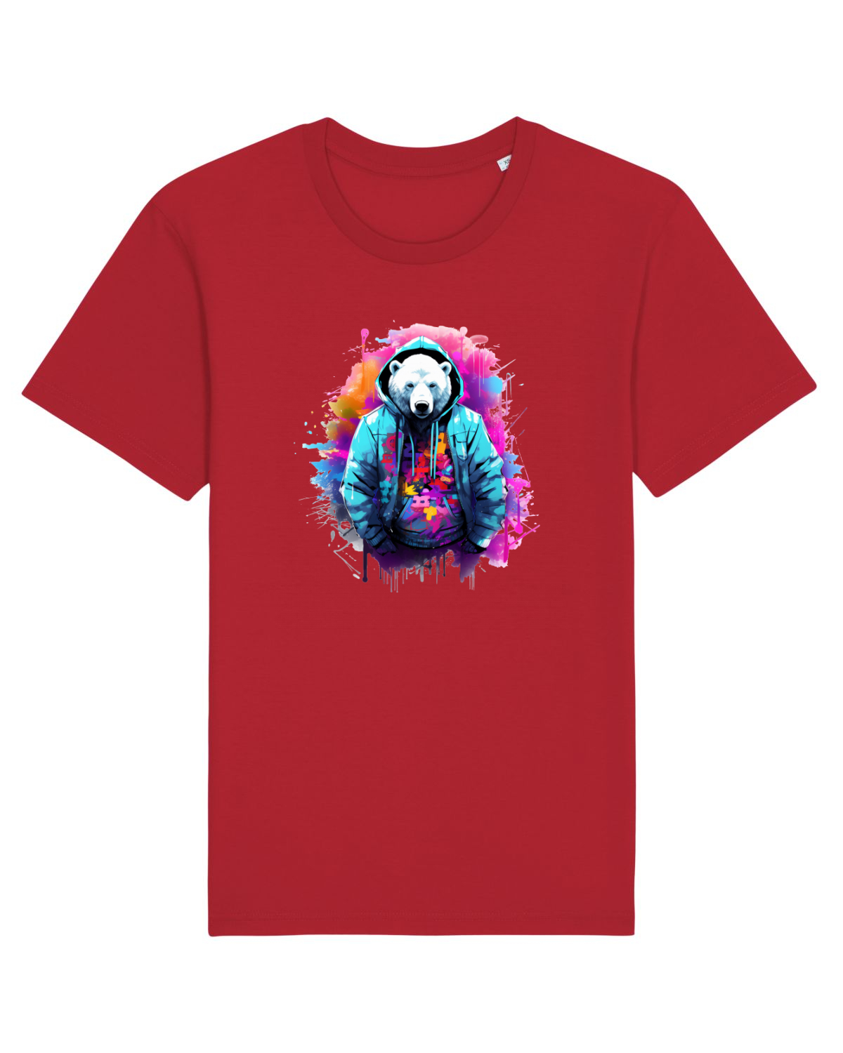 Tricou mânecă scurtă Unisex Rocker Red