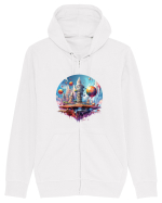 Alien City Hanorac cu fermoar Unisex Connector
