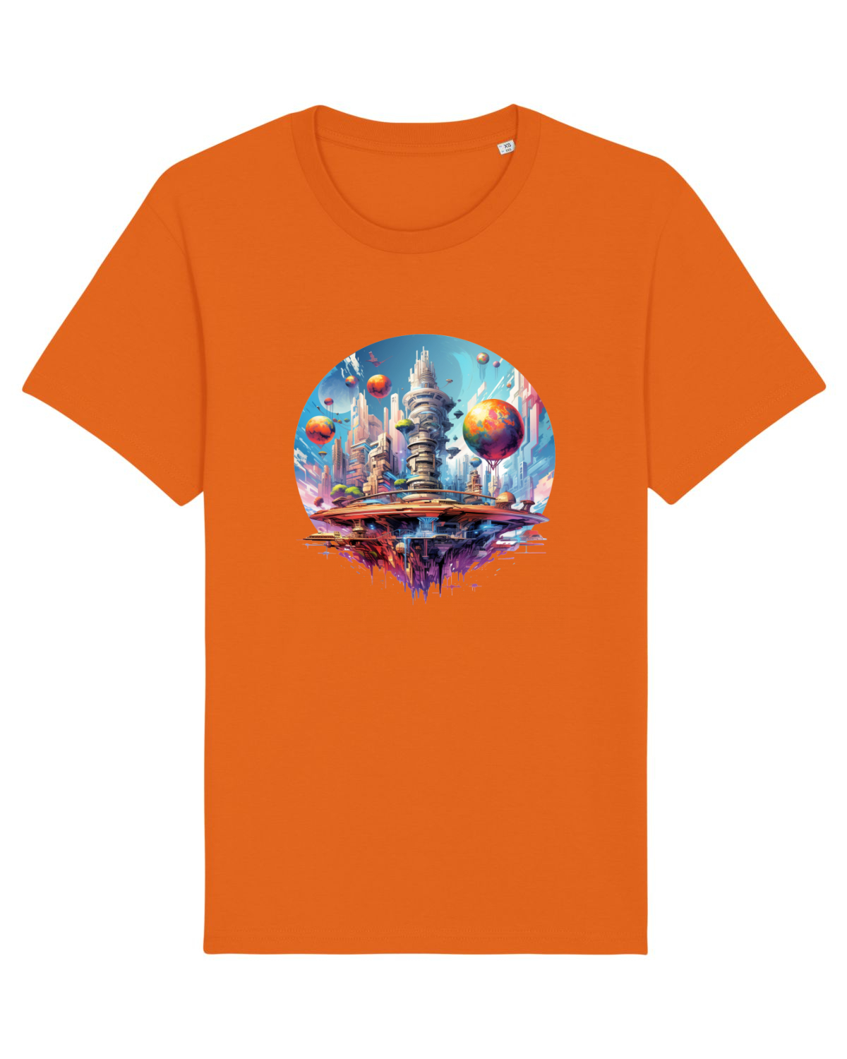 Tricou mânecă scurtă Unisex Rocker Bright Orange