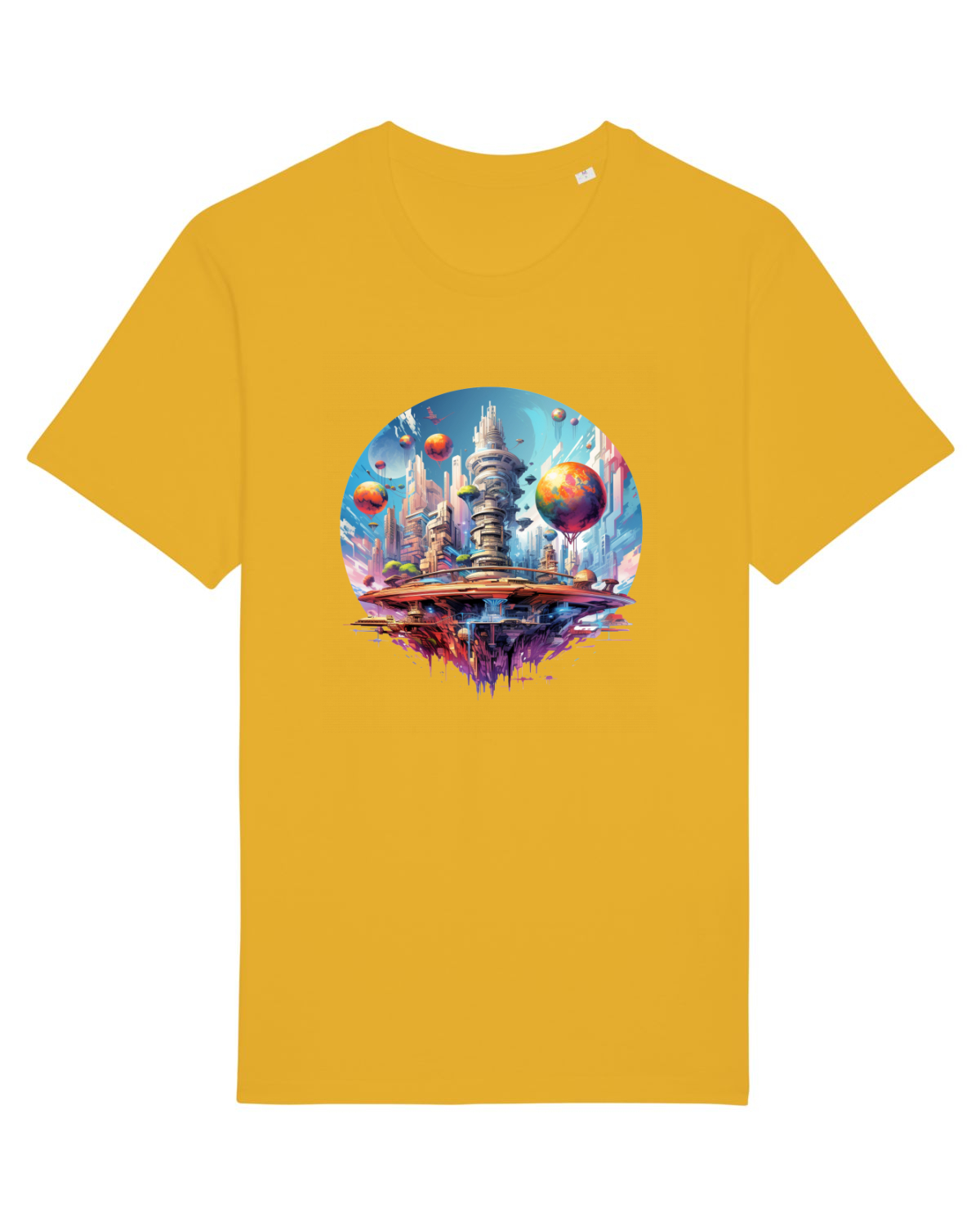 Tricou mânecă scurtă Unisex Rocker Spectra Yellow