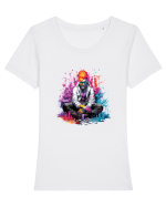 Urban Chess Tricou mânecă scurtă guler larg fitted Damă Expresser