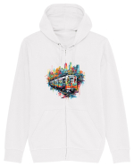 Urban Life Hanorac cu fermoar Unisex Connector
