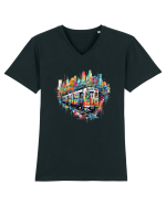Urban Life Tricou mânecă scurtă guler V Bărbat Presenter