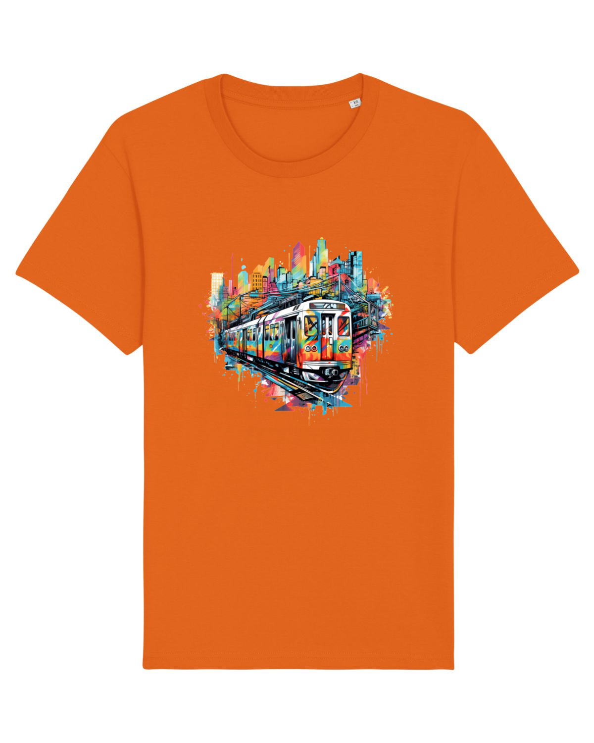 Tricou mânecă scurtă Unisex Rocker Bright Orange