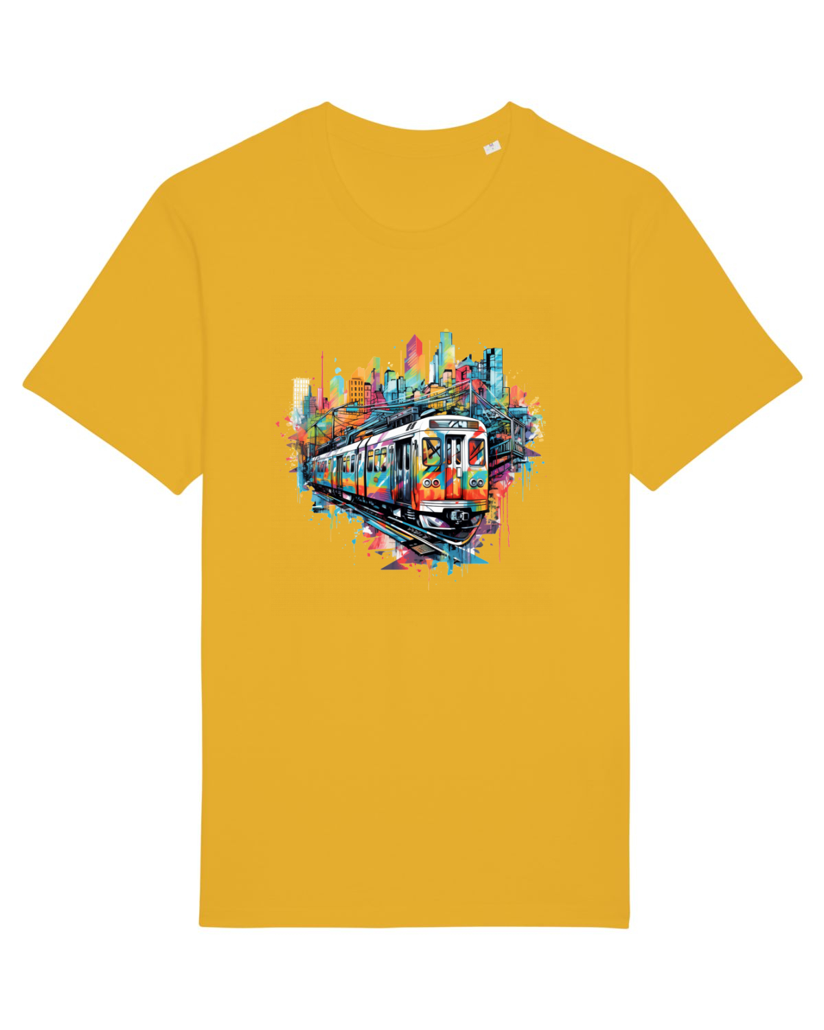 Tricou mânecă scurtă Unisex Rocker Spectra Yellow