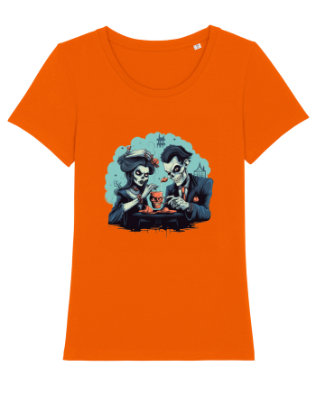 Halloween Valentine Bright Orange