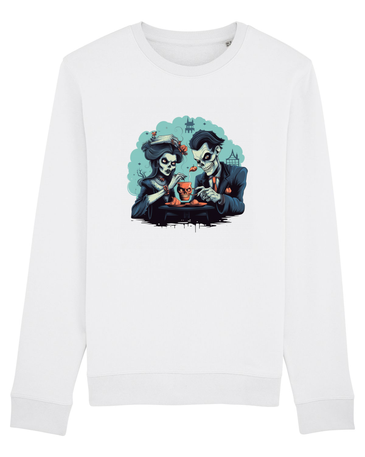 Bluză mânecă lungă Unisex Rise White