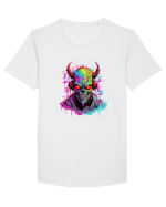 Demon Meloman Tricou mânecă scurtă guler larg Bărbat Skater