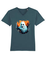 Ghost Tricou mânecă scurtă guler V Bărbat Presenter
