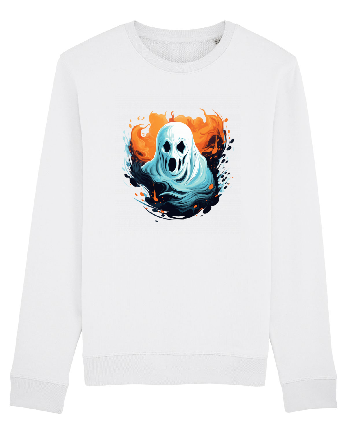 Bluză mânecă lungă Unisex Rise White