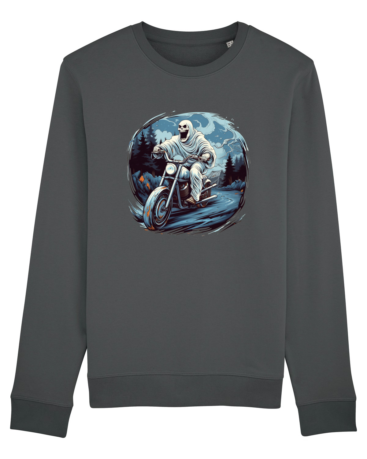 Bluză mânecă lungă Unisex Rise Anthracite