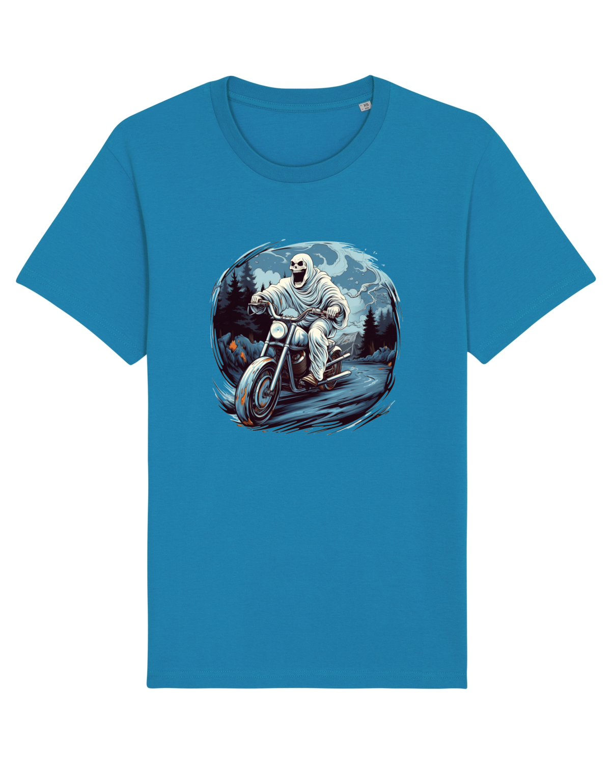 Tricou mânecă scurtă Unisex Rocker Azur