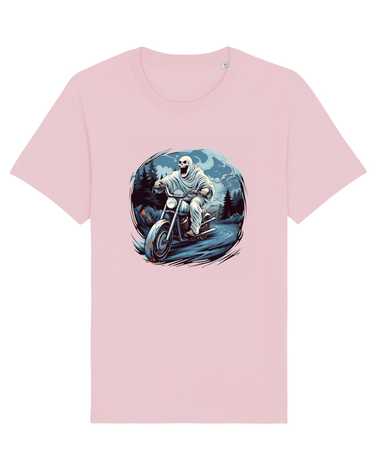 Tricou mânecă scurtă Unisex Rocker Cotton Pink