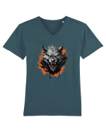 Werewolf  Tricou mânecă scurtă guler V Bărbat Presenter