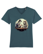 Zombie Valentine Tricou mânecă scurtă guler V Bărbat Presenter