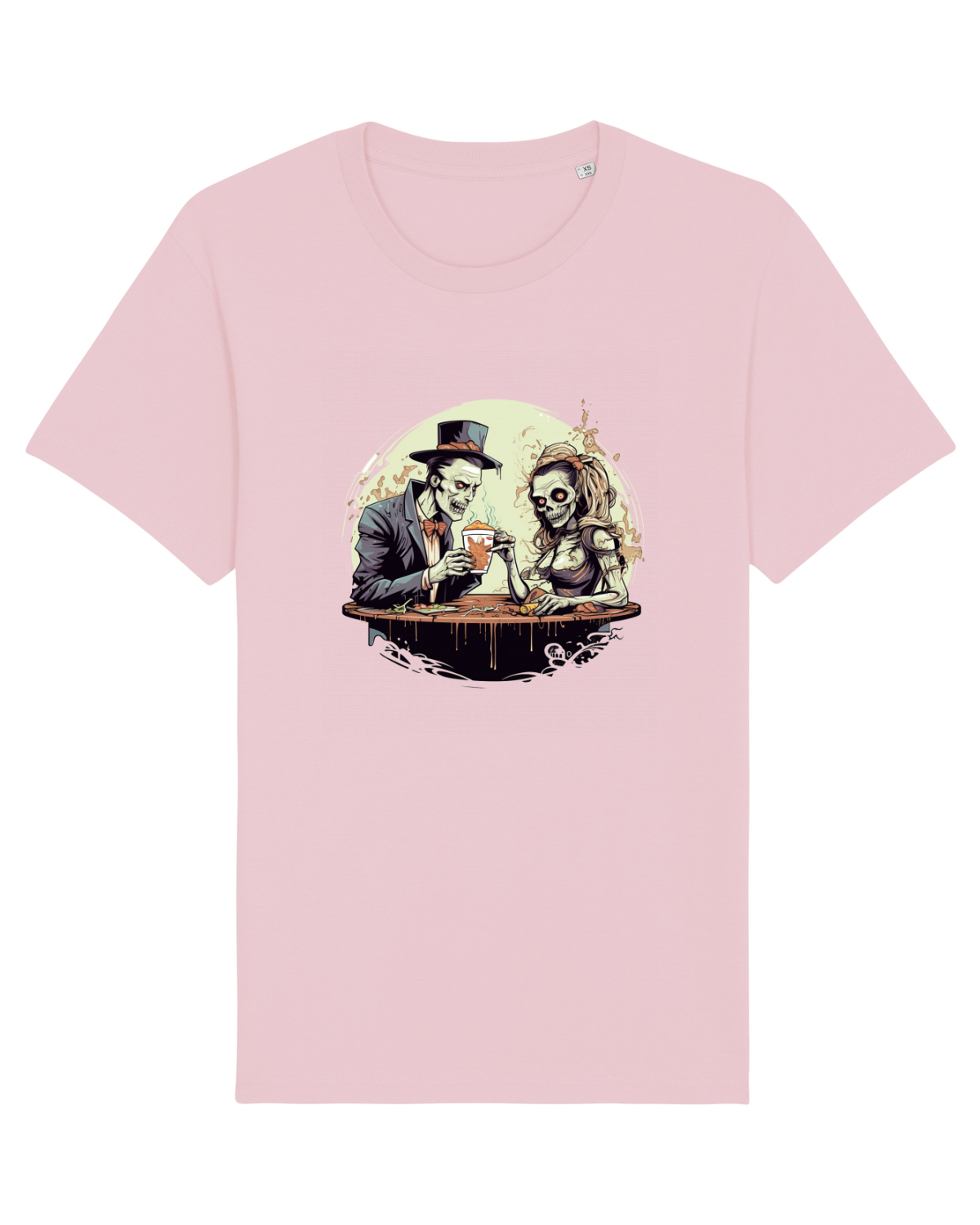 Tricou mânecă scurtă Unisex Rocker Cotton Pink