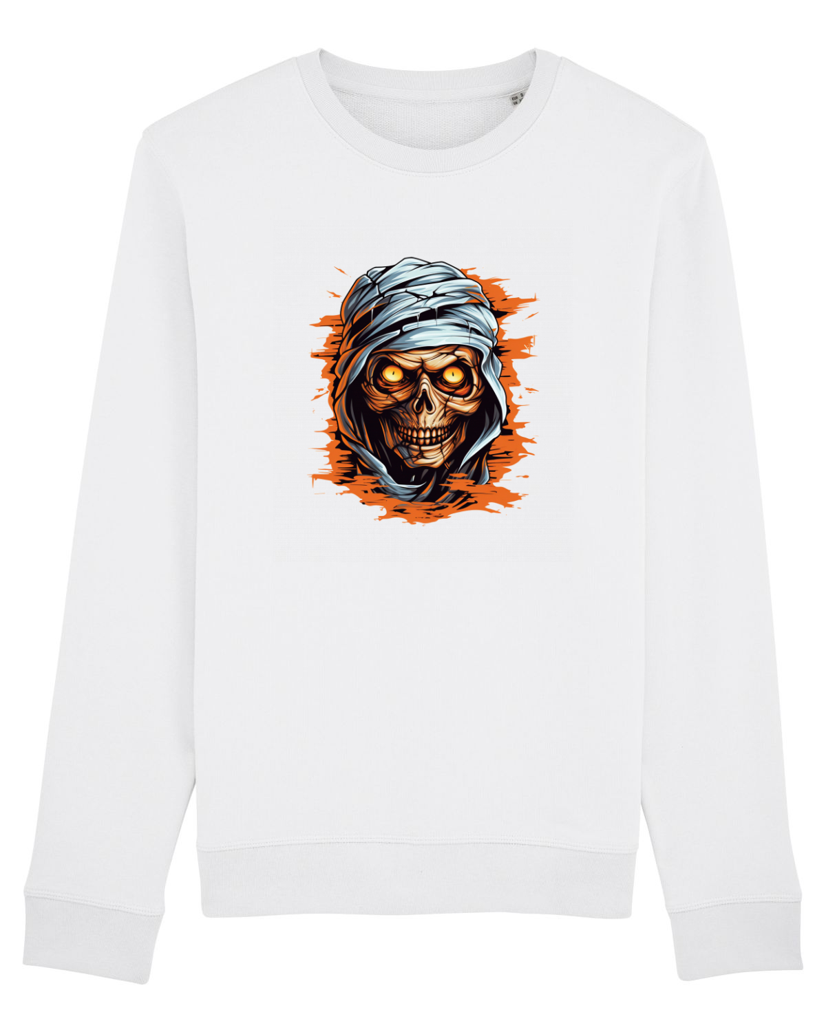 Bluză mânecă lungă Unisex Rise White