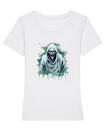 Happy Halloween Tricou mânecă scurtă guler larg fitted Damă Expresser
