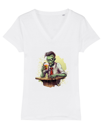 Zombie in a bar White