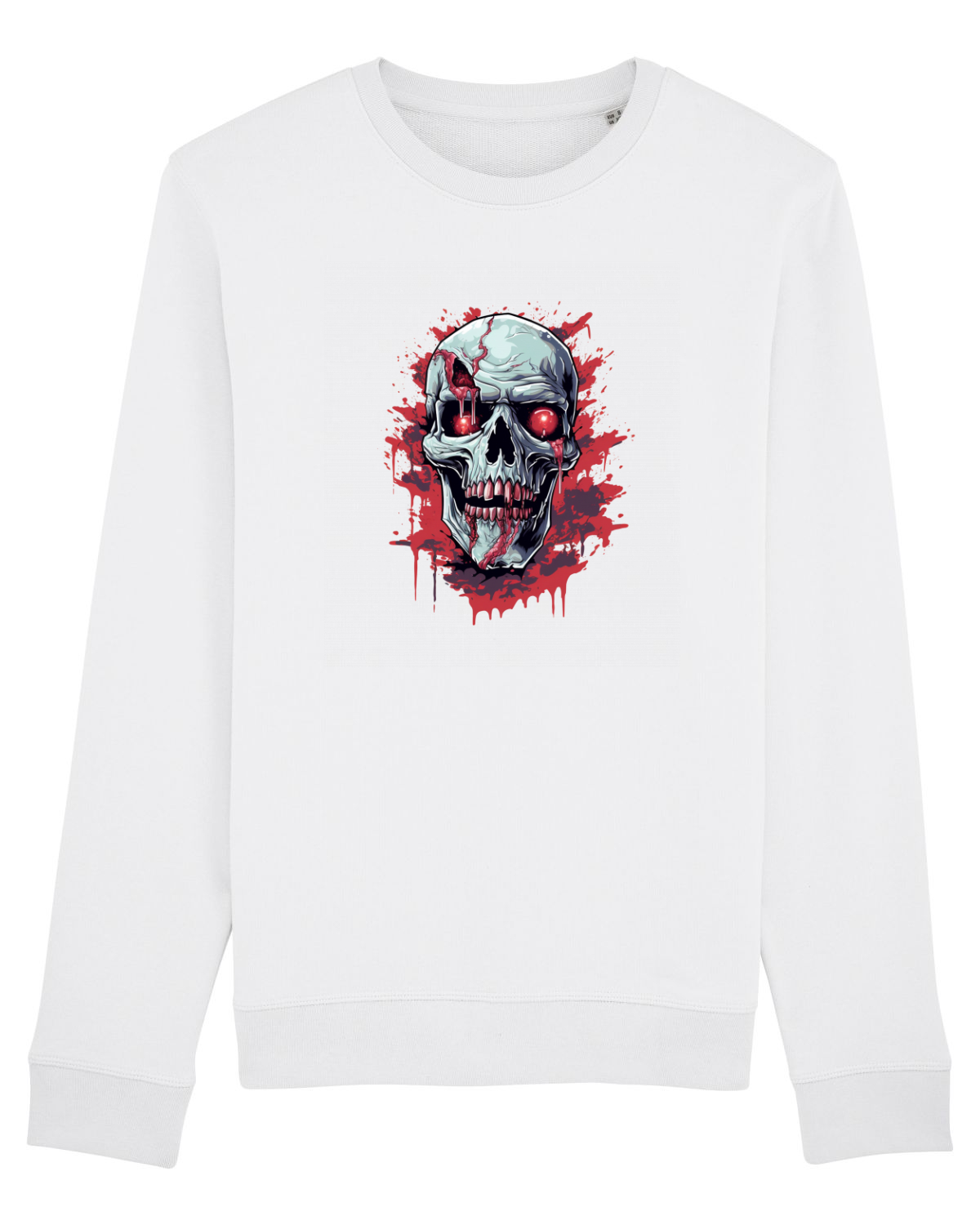 Bluză mânecă lungă Unisex Rise White