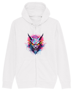 Devil Graffiti Hanorac cu fermoar Unisex Connector