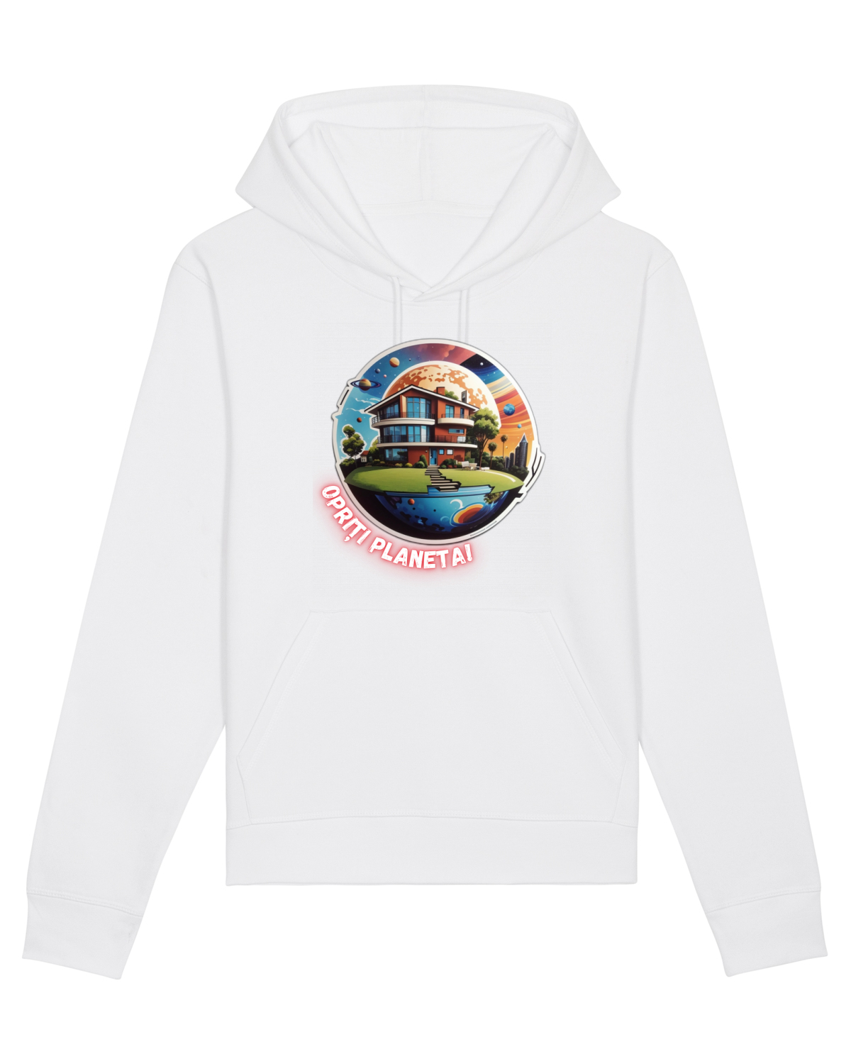 Hanorac Unisex Drummer White