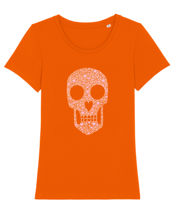 A lovely skull Bright Orange