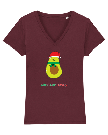 Avocado Xmas Burgundy