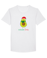 Avocado Xmas Tricou mânecă scurtă guler larg Bărbat Skater