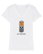 Be „positive” Tricou mânecă scurtă guler V Damă Evoker