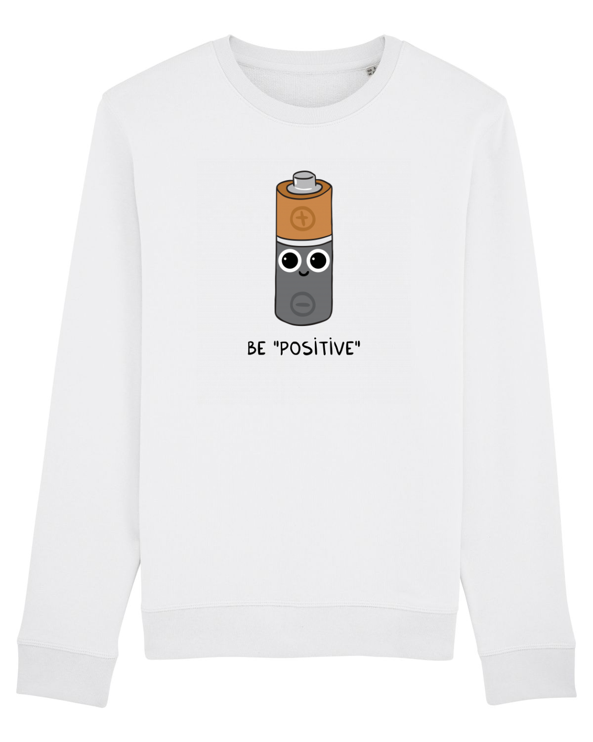 Bluză mânecă lungă Unisex Rise White