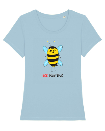 Bee positive Sky Blue